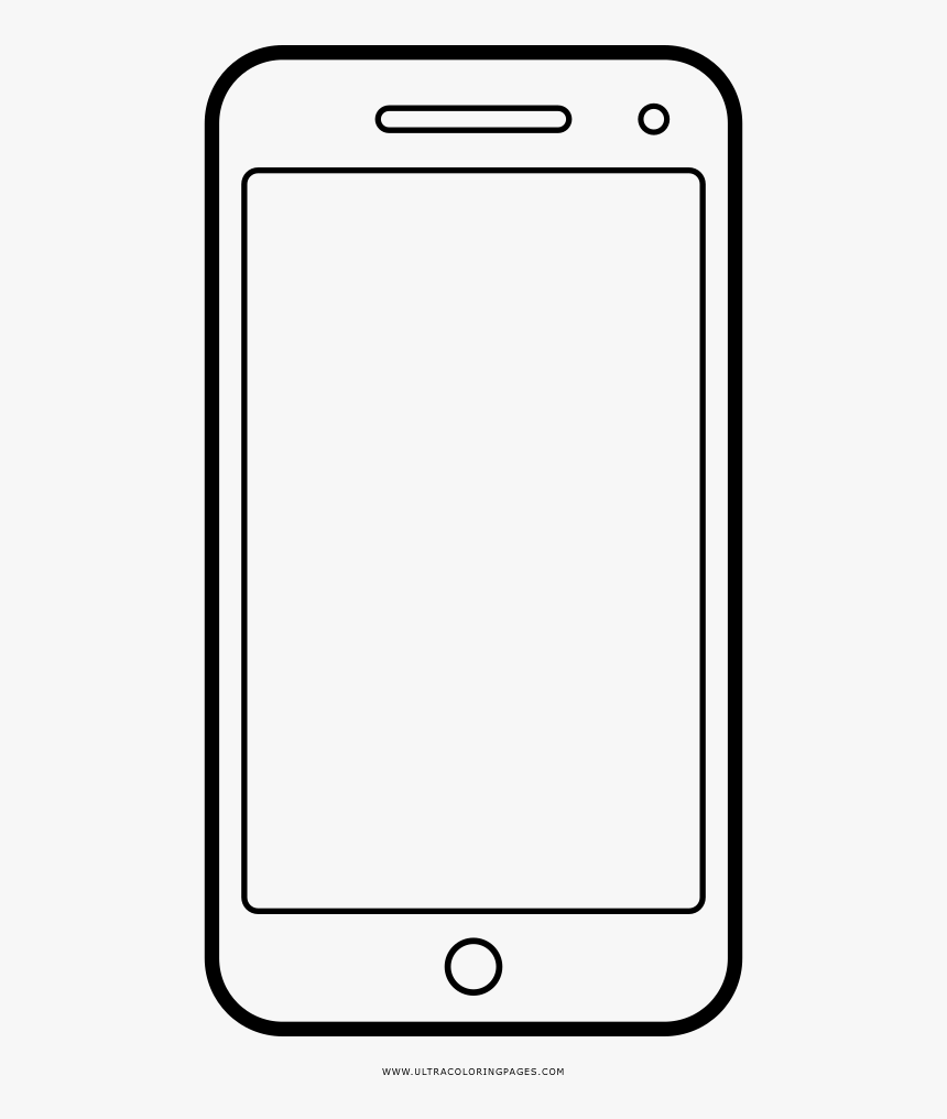 50 Cell Phone Coloring Page 1