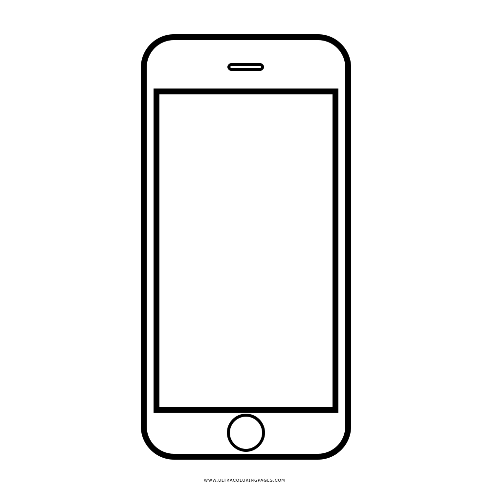 50 Cell Phone Coloring Page 17