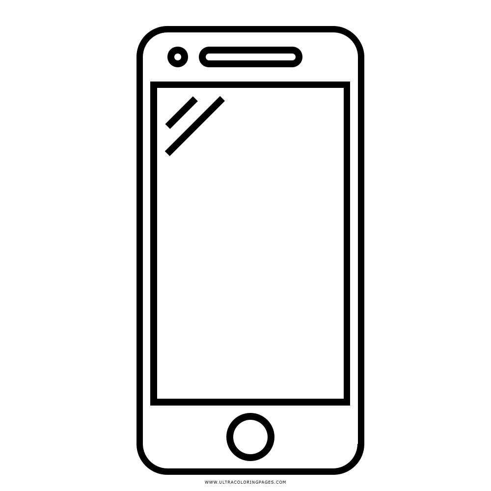 50 Cell Phone Coloring Page 18