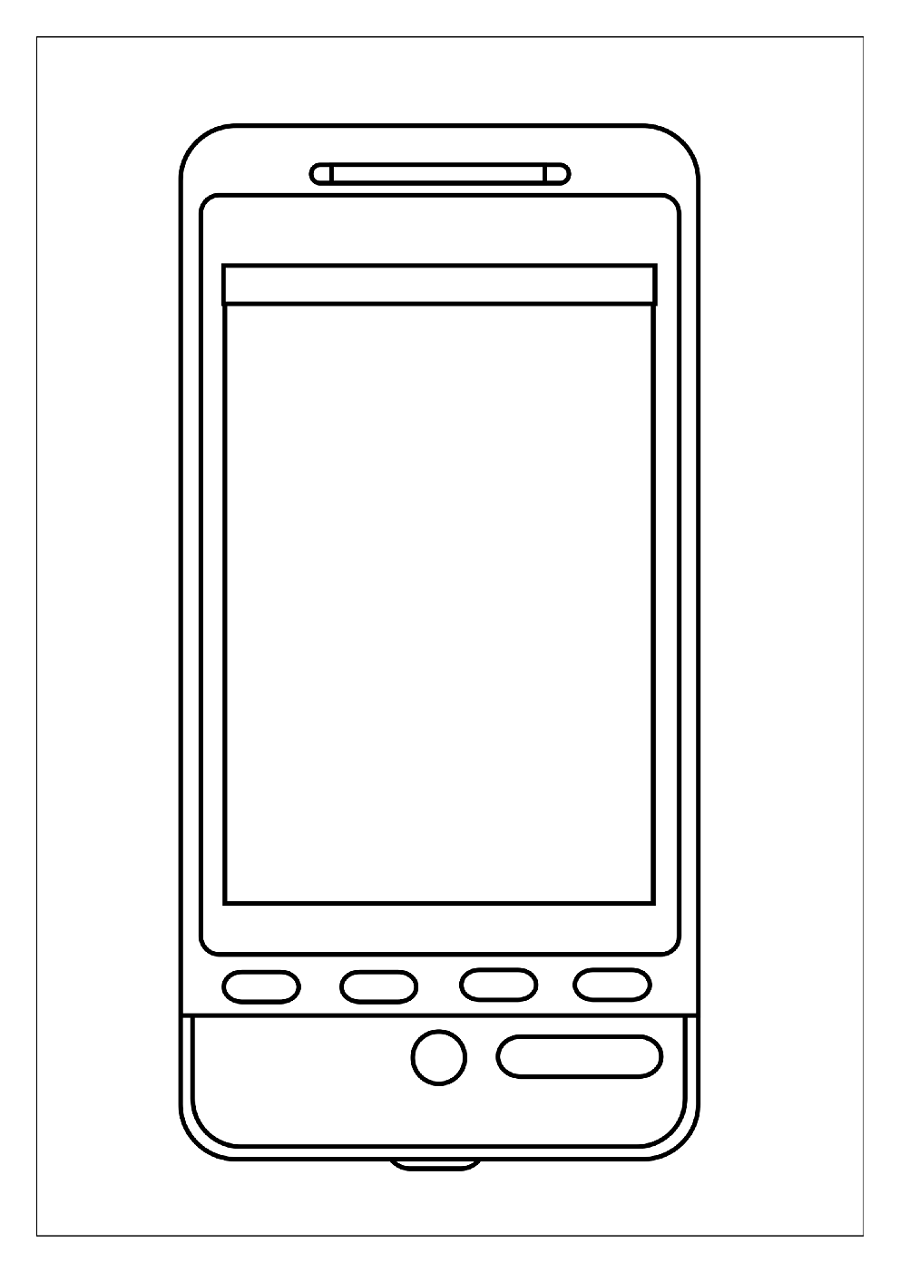 50 Cell Phone Coloring Page 31