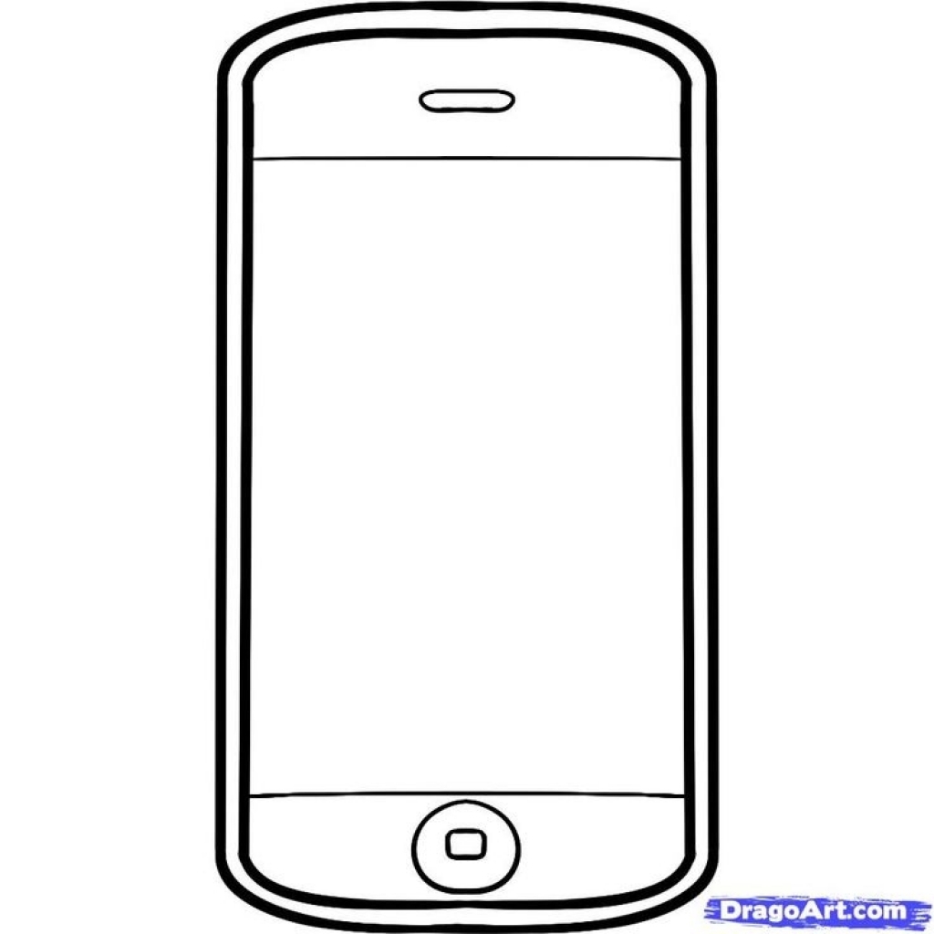 50 Cell Phone Coloring Page 32