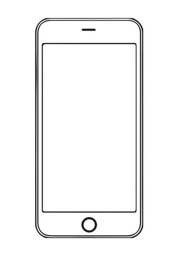 50 Cell Phone Coloring Page 35