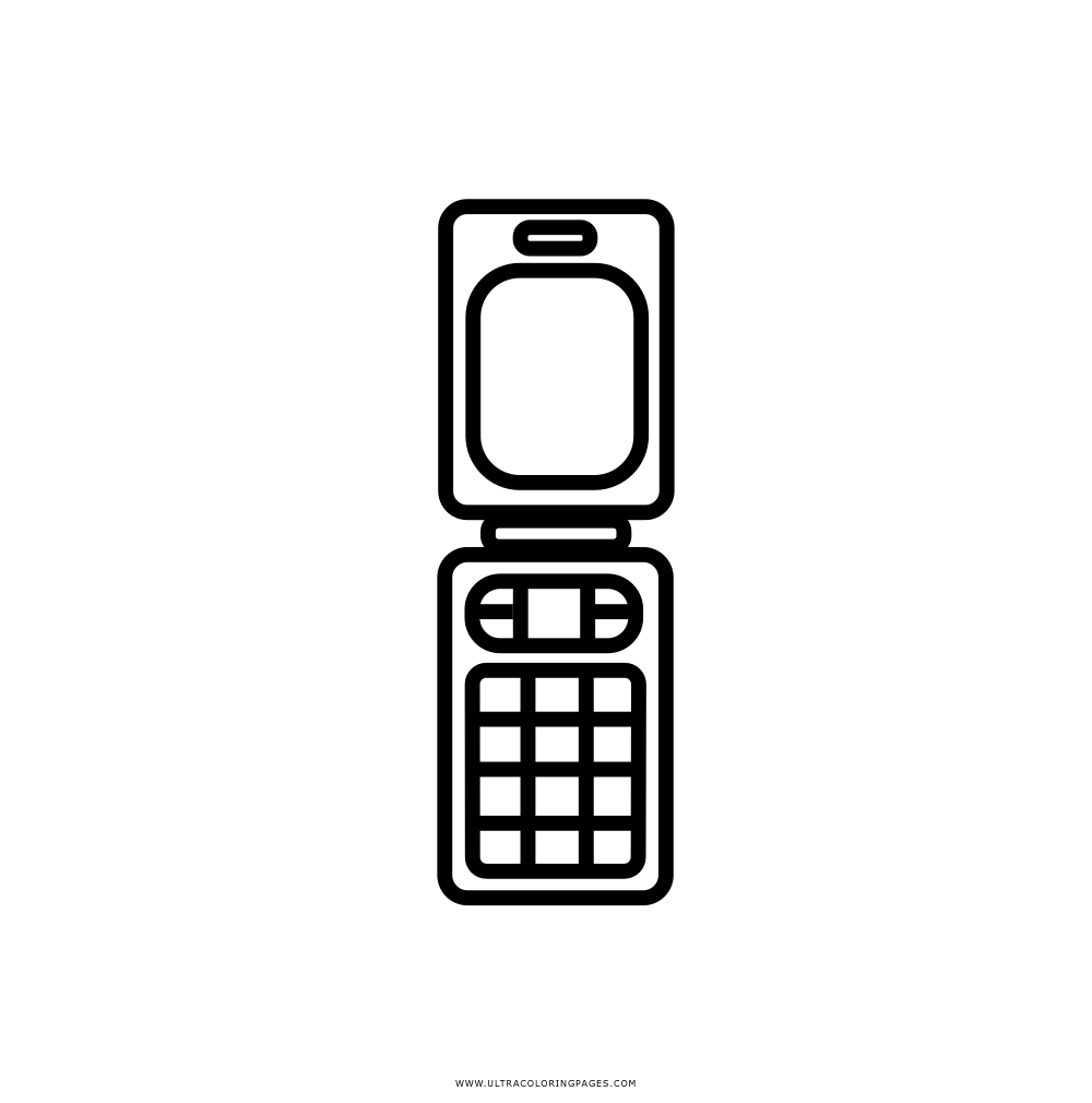 50 Cell Phone Coloring Page 40