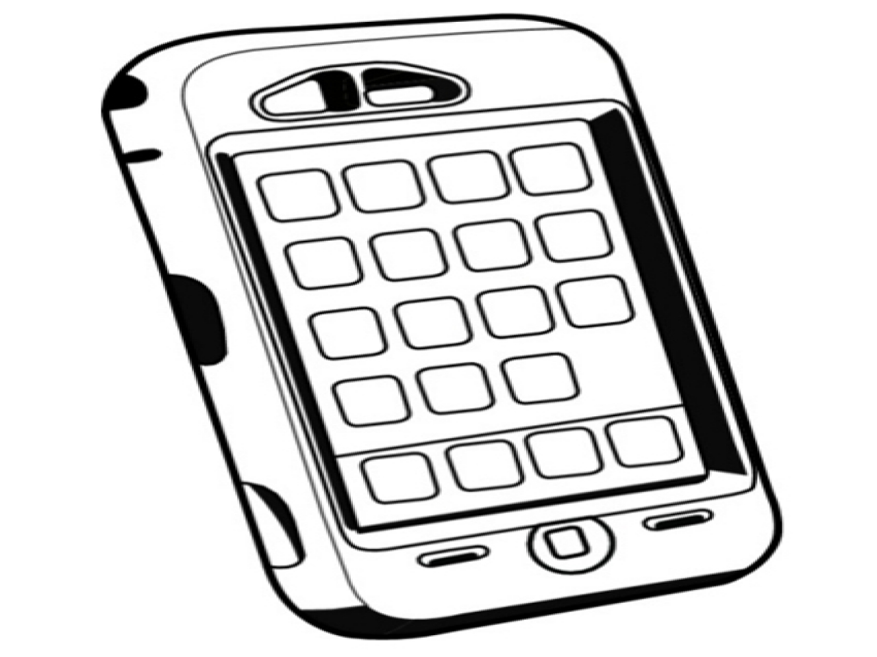 50 Cell Phone Coloring Page 42