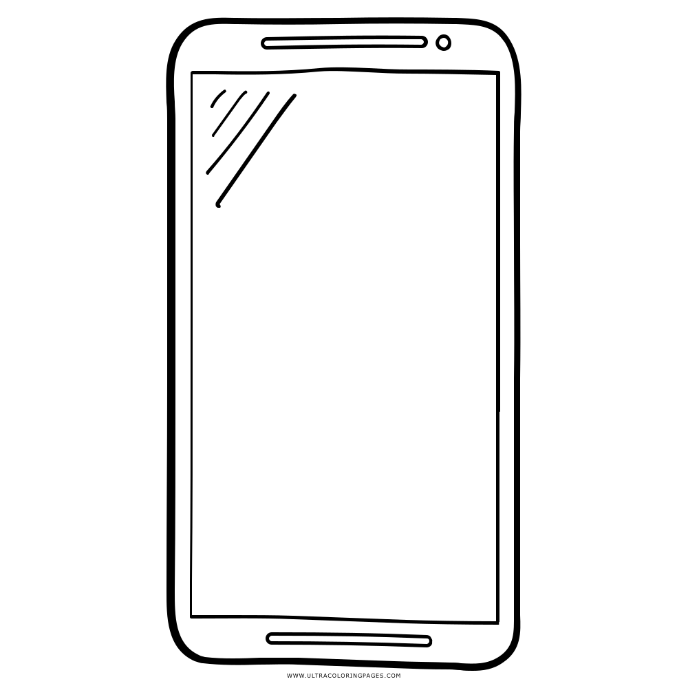 50 Cell Phone Coloring Page 49
