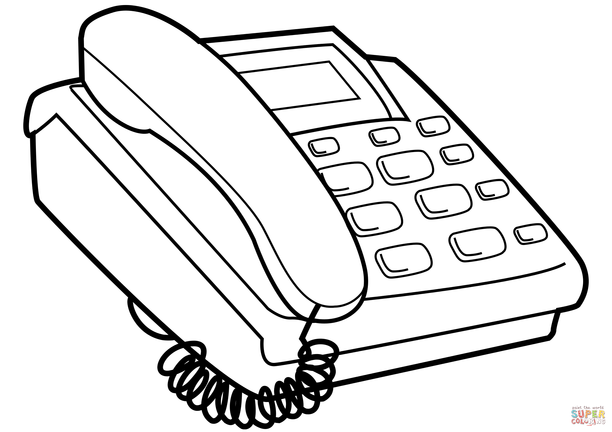 50 Cell Phone Coloring Page 67