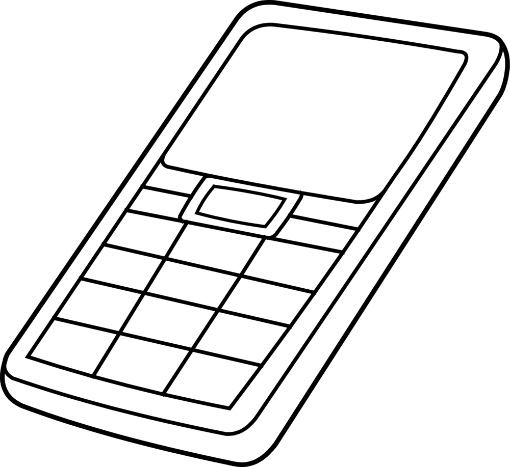 50 Cell Phone Coloring Page 7
