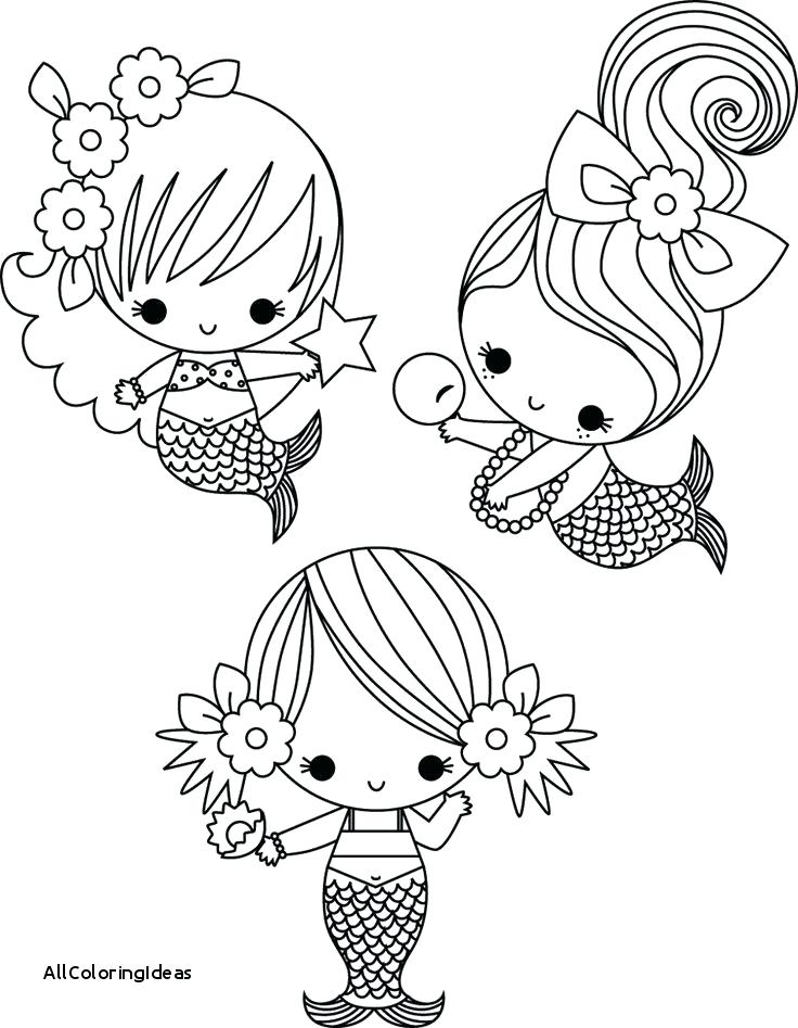 50 Cute Mermaid Coloring Pages 65