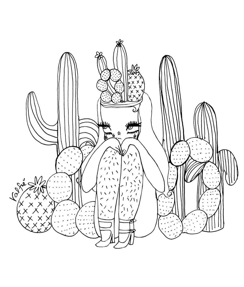 55 Aesthetic Coloring Pages Printable 12