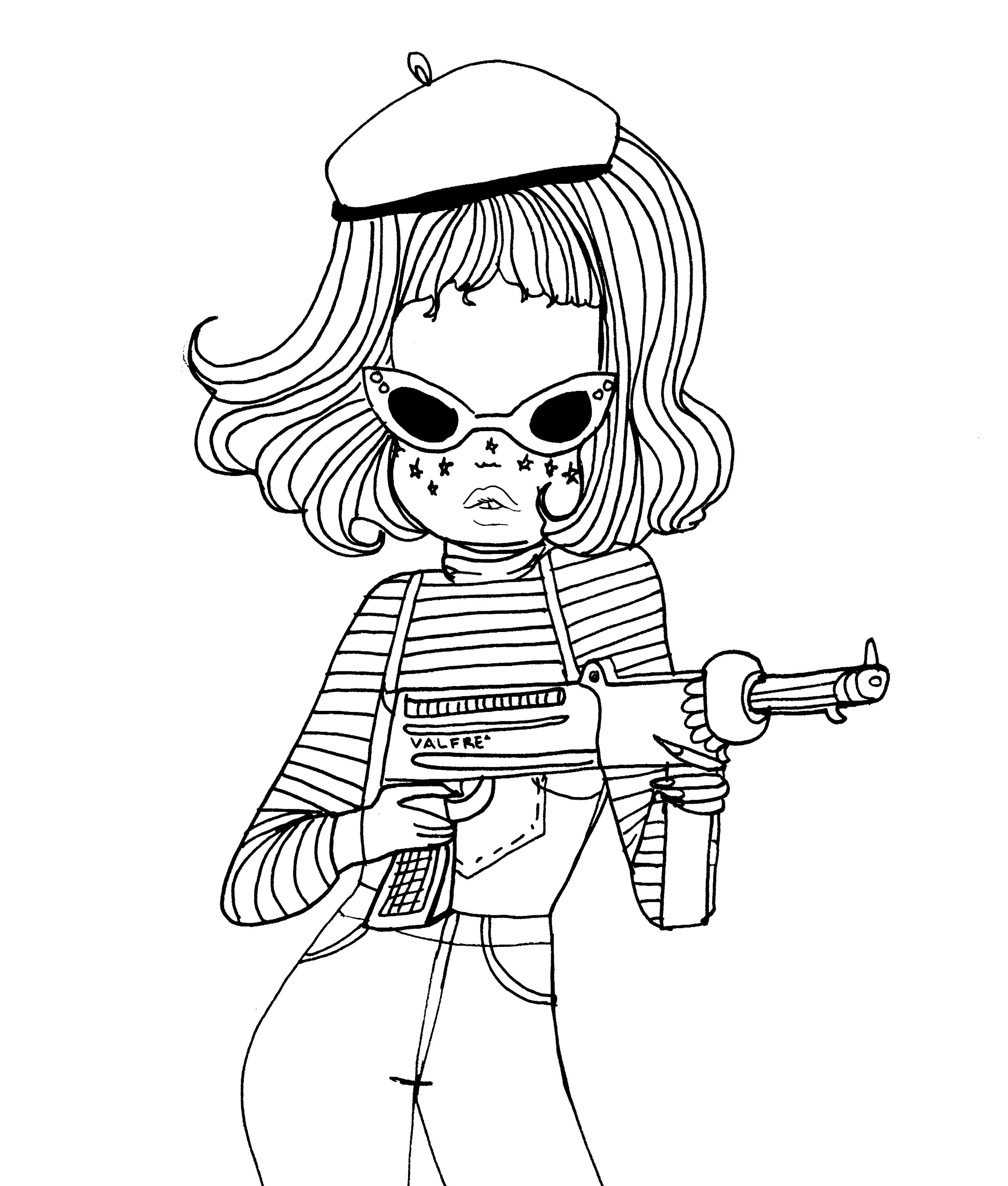 55 Aesthetic Coloring Pages Printable 14