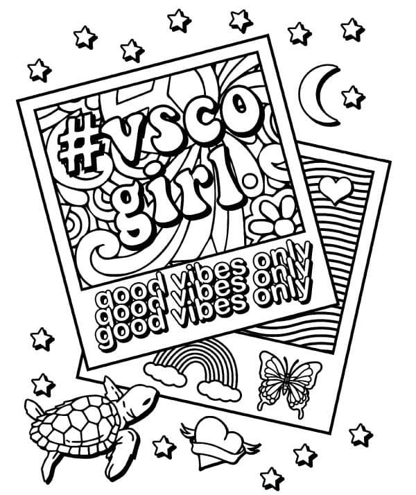 55 Aesthetic Coloring Pages Printable 16