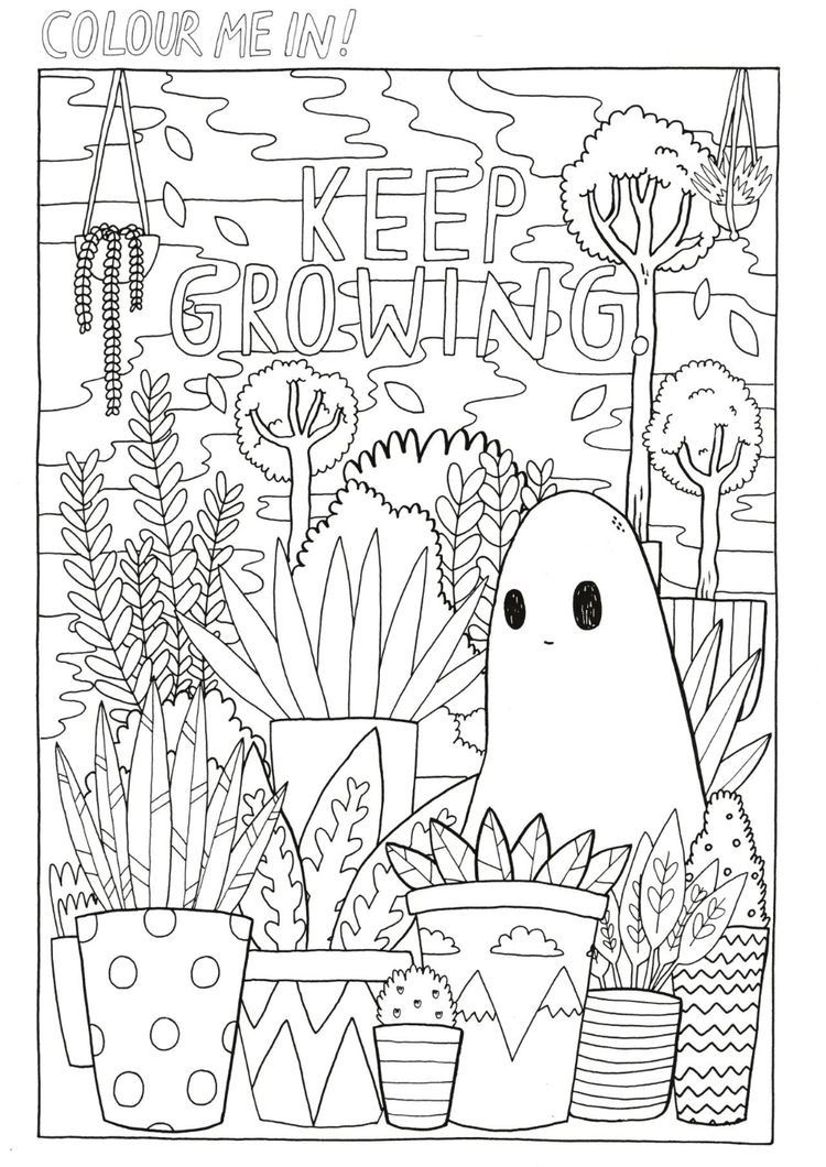 55 Aesthetic Coloring Pages Printable 31