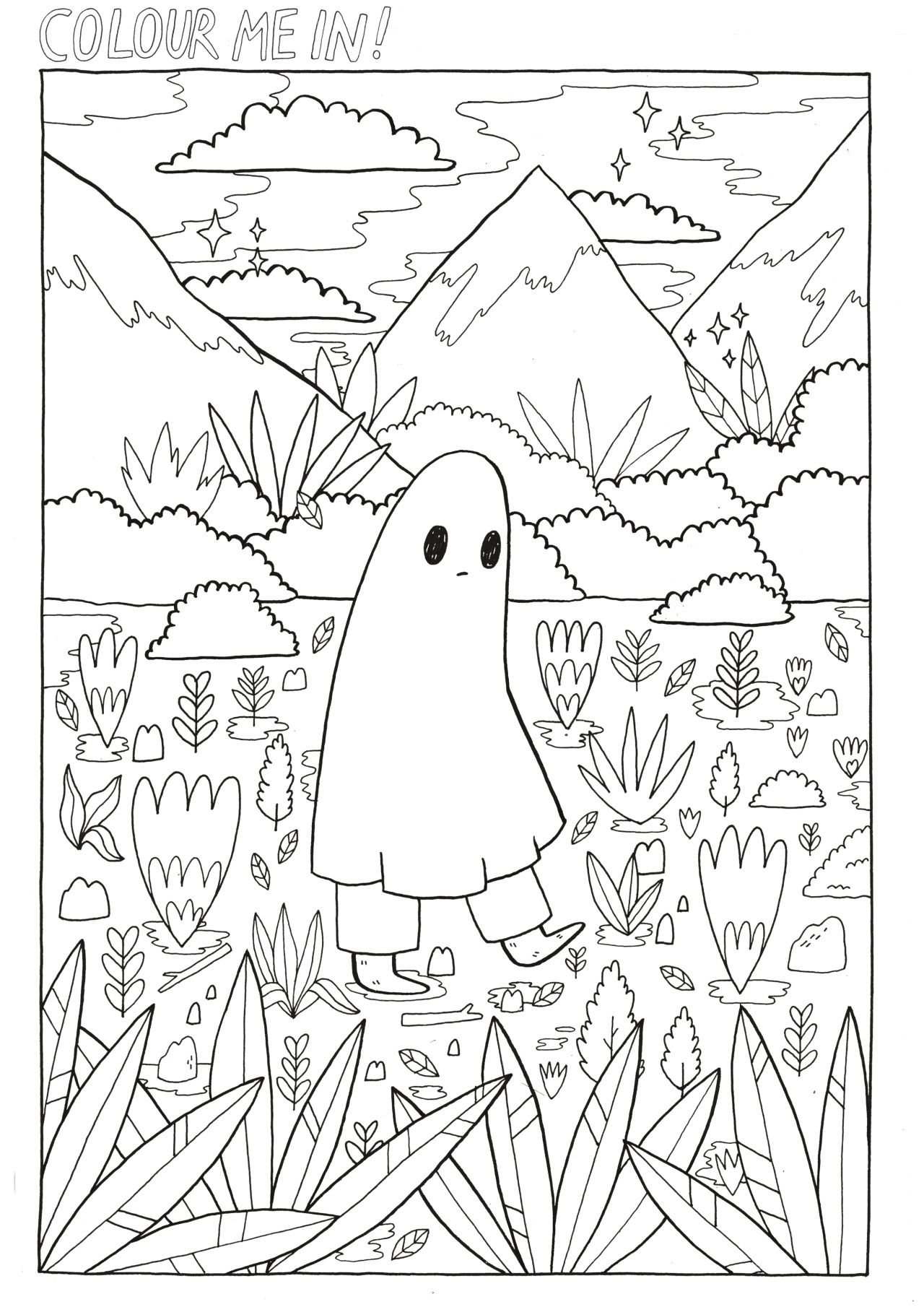 55 Aesthetic Coloring Pages Printable 37