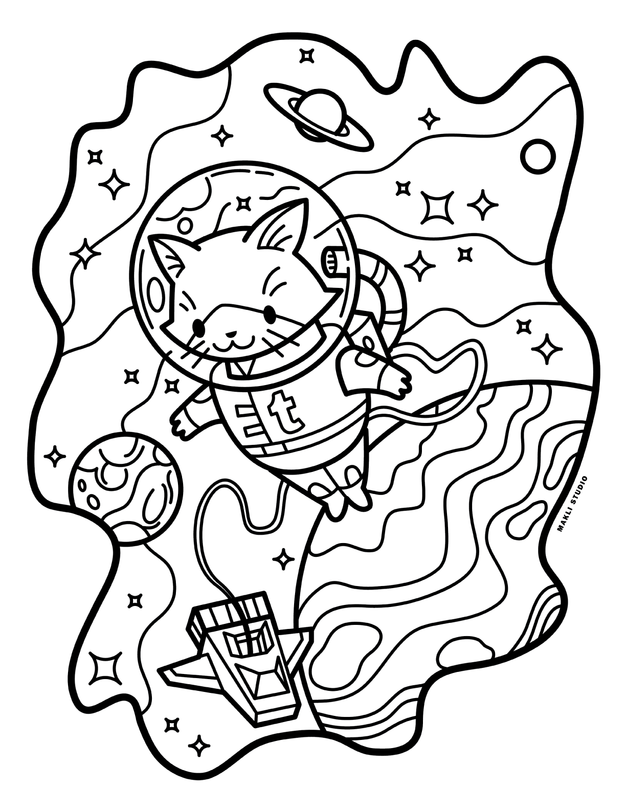55 Aesthetic Coloring Pages Printable 38