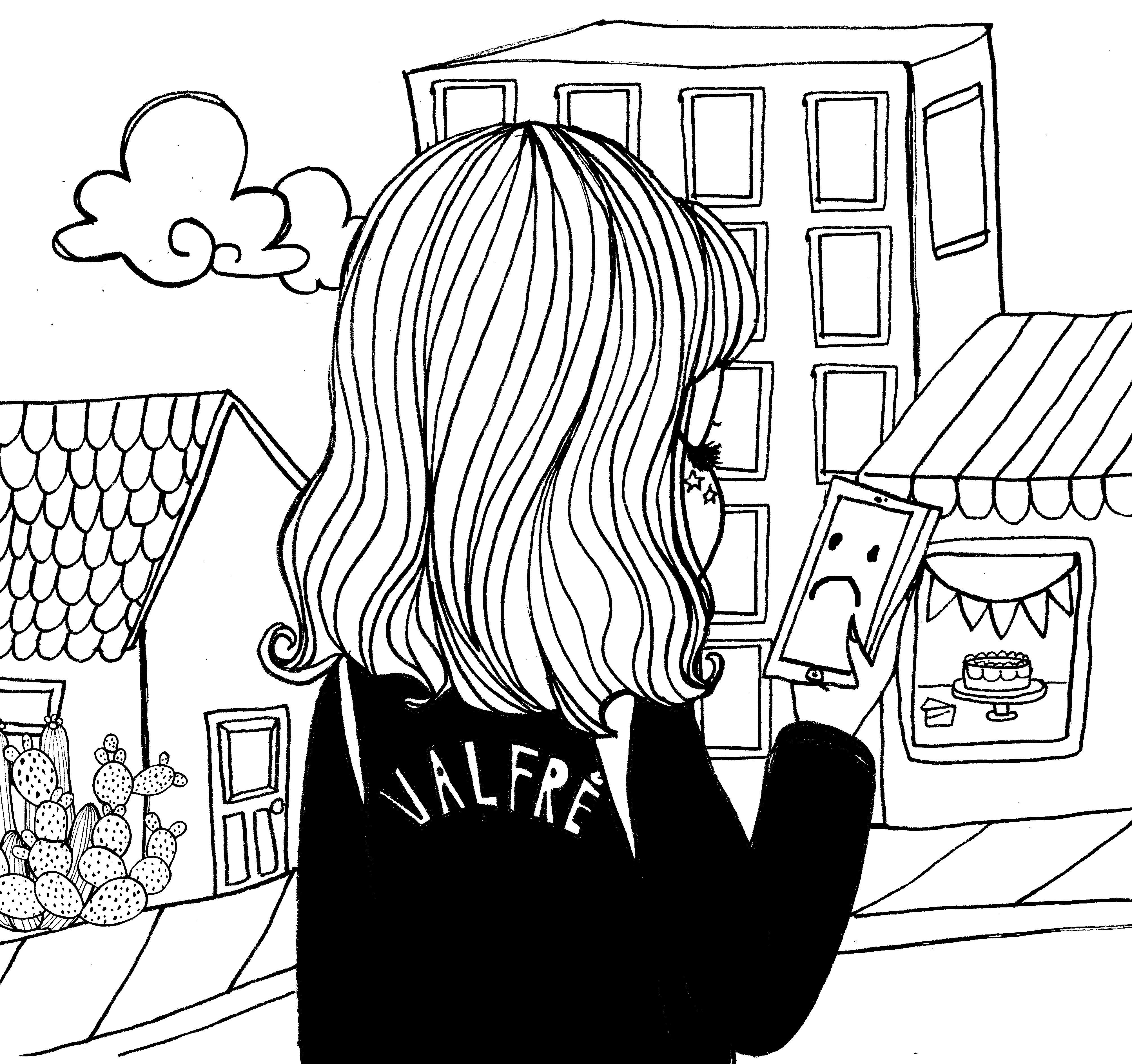 55 Aesthetic Coloring Pages Printable 4