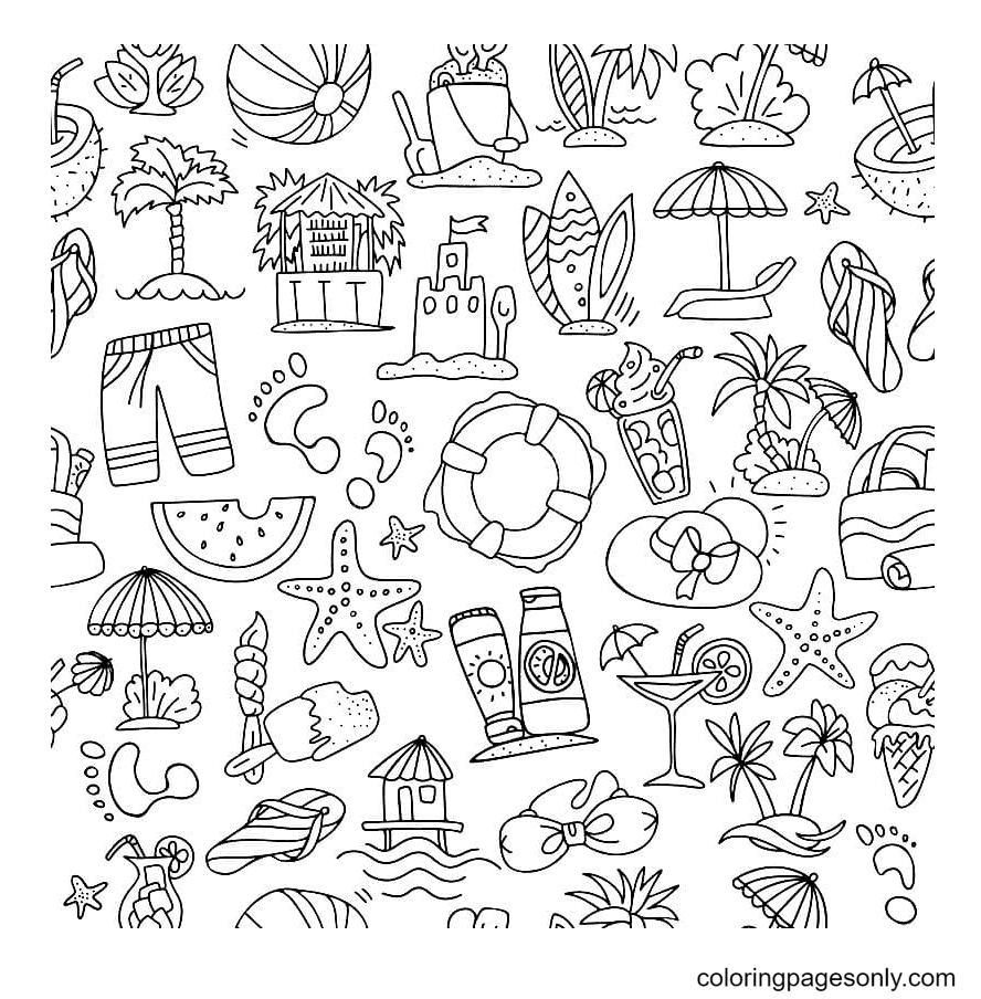 55 Aesthetic Coloring Pages Printable 42