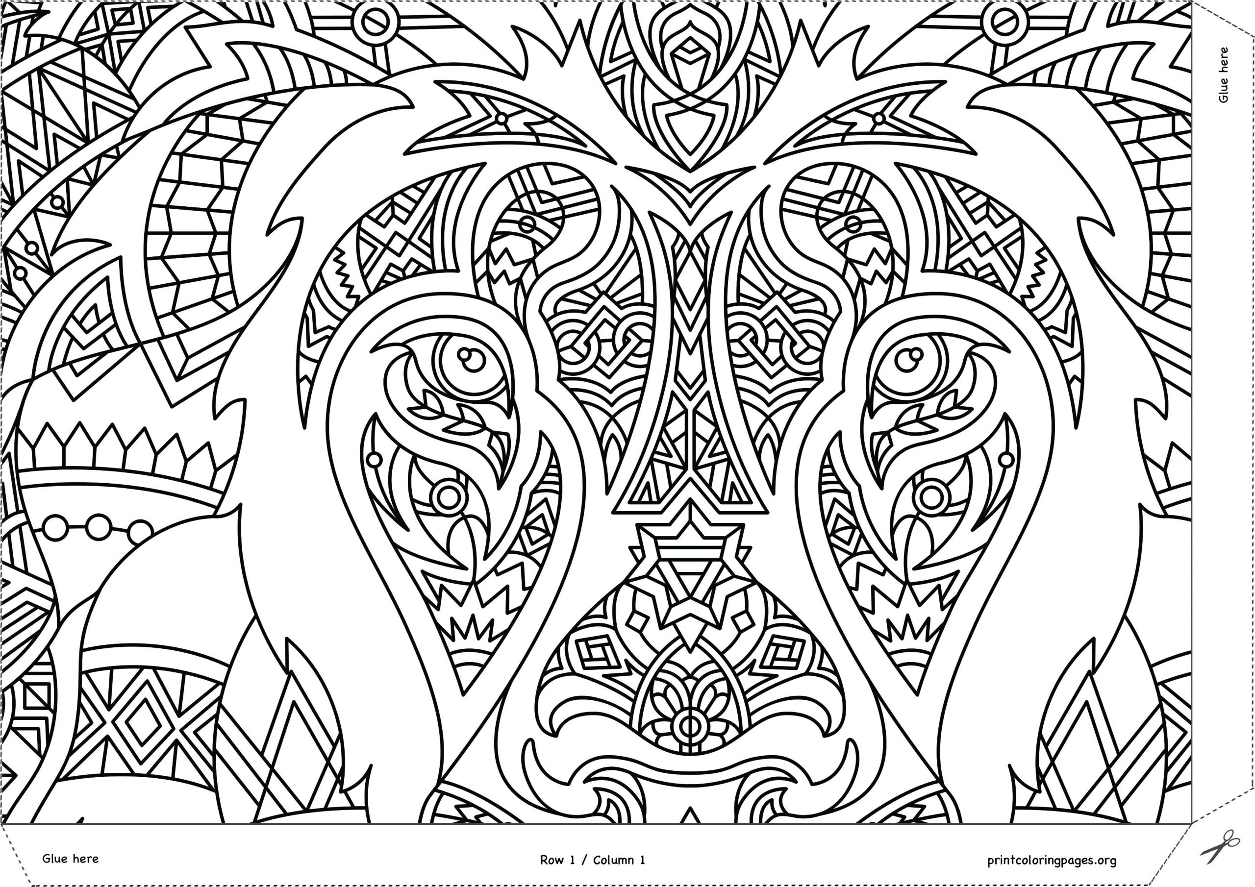 55 Coloring Posters For Adults 1