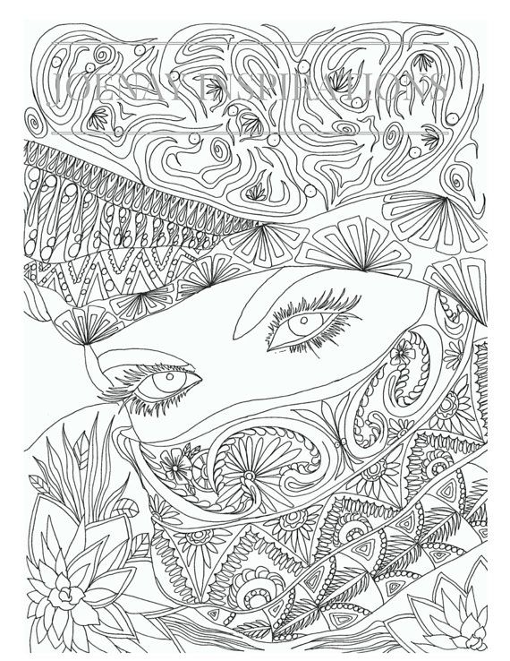55 Coloring Posters For Adults 13