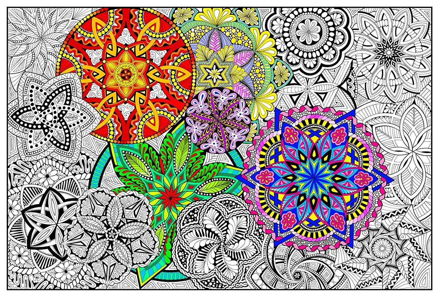 55 Coloring Posters For Adults 18