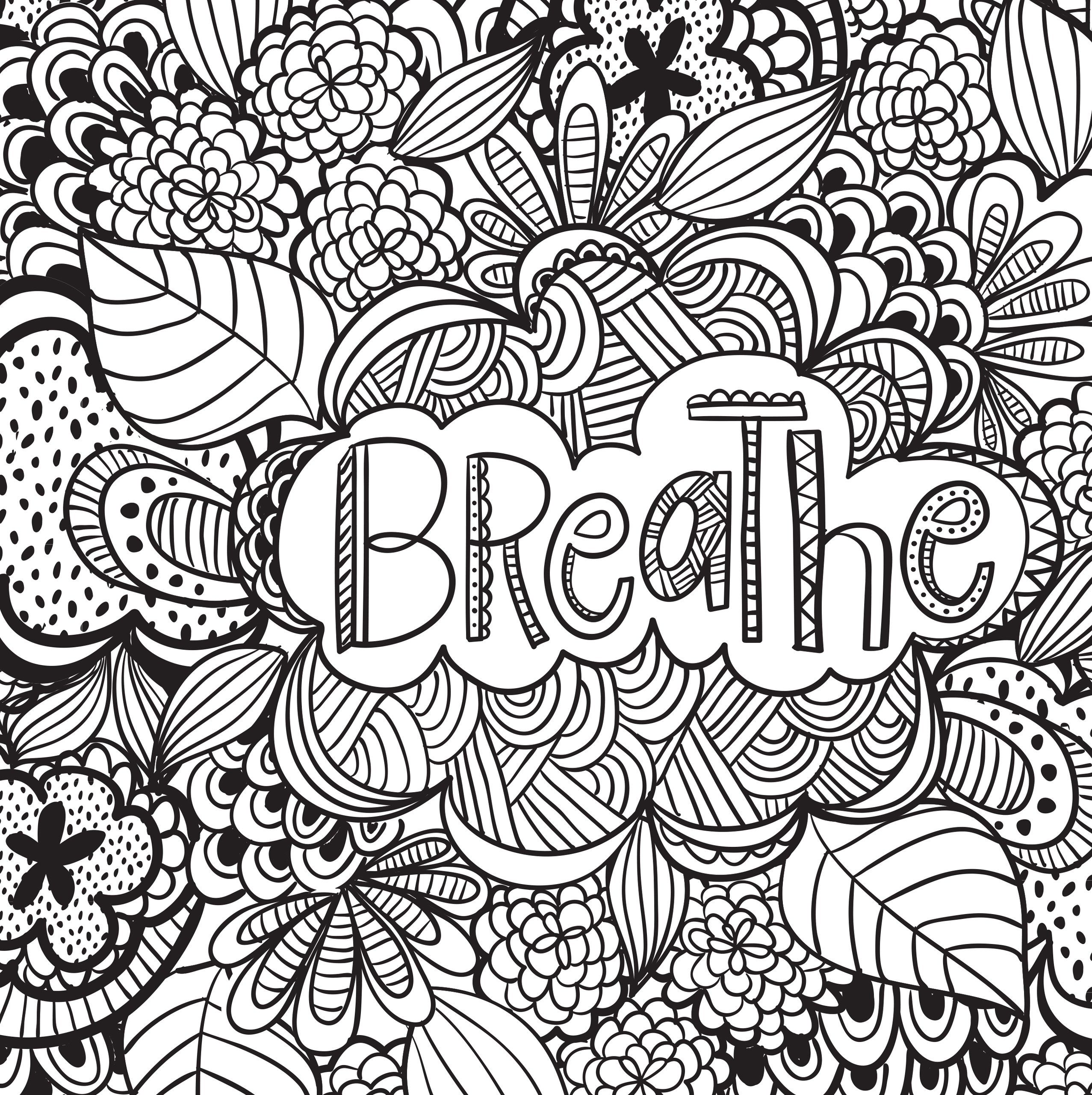 55 Coloring Posters For Adults 2