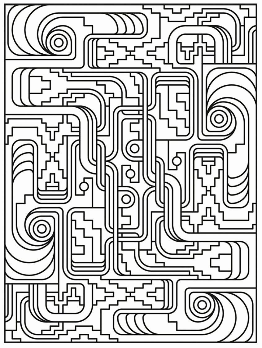 55 Coloring Posters For Adults 20
