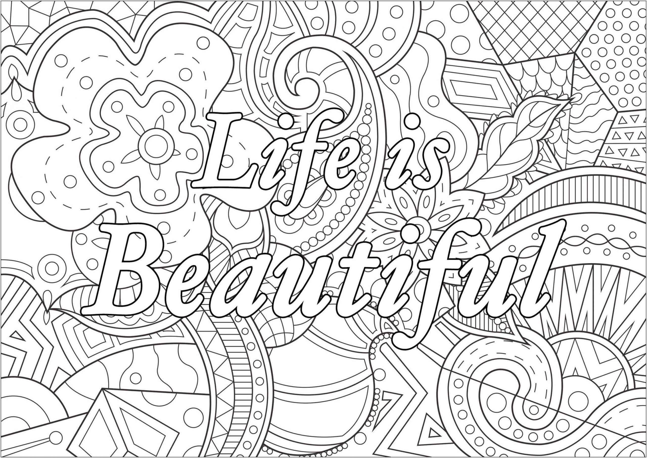 55 Coloring Posters For Adults 25
