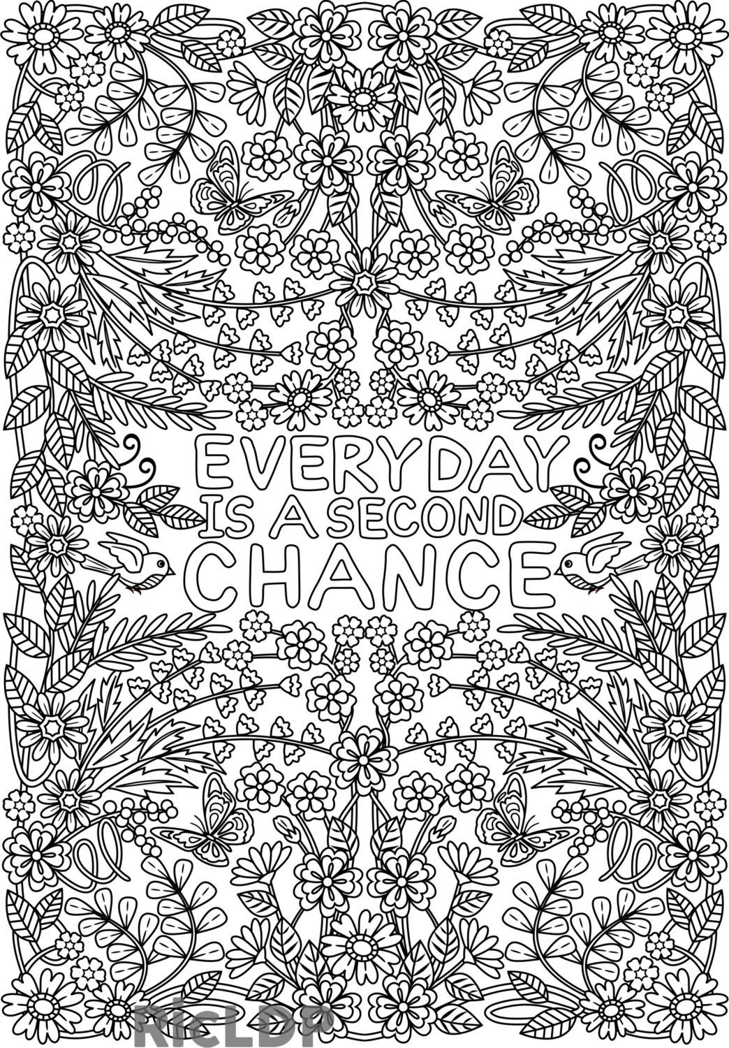 55 Coloring Posters For Adults 3
