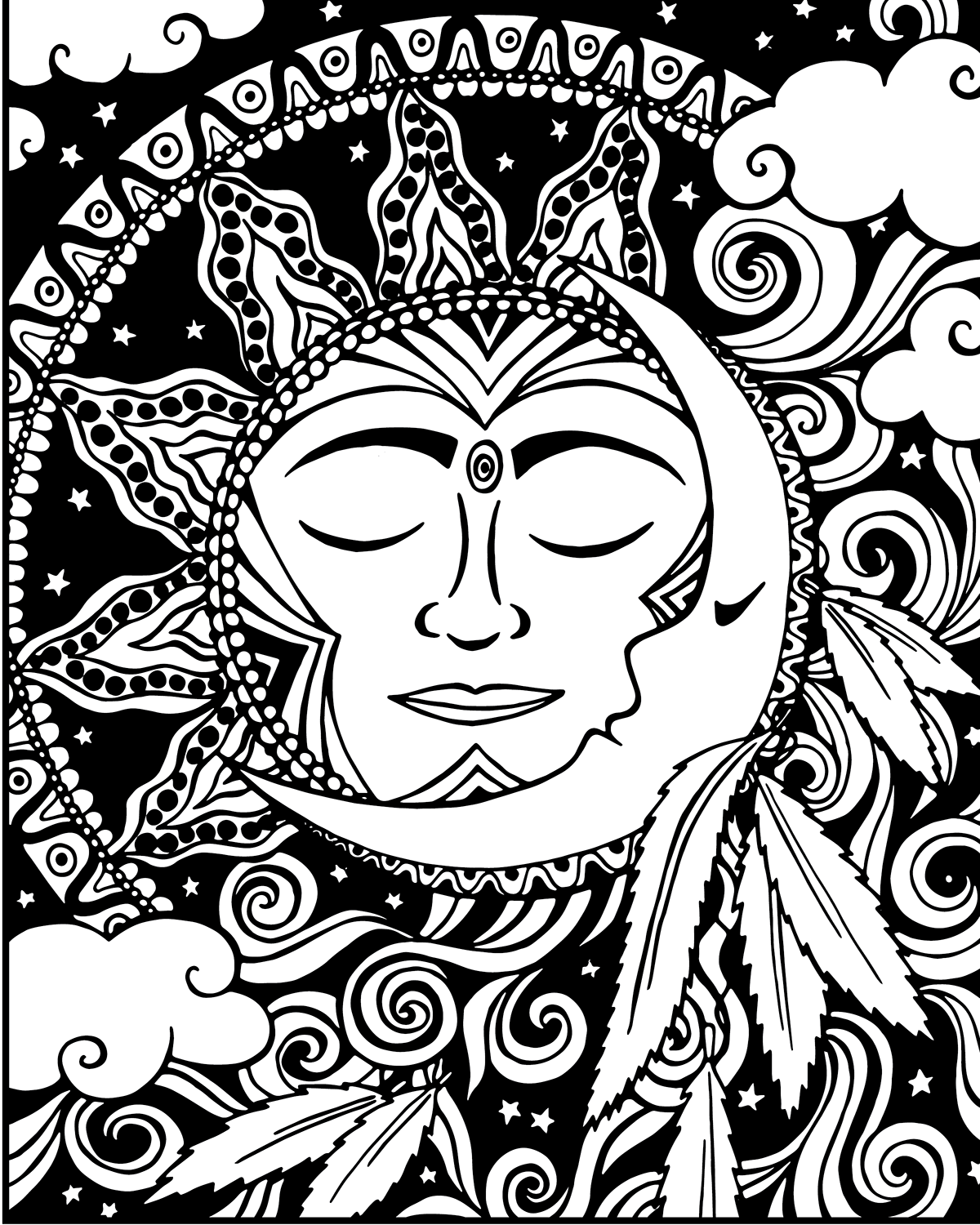 55 Coloring Posters For Adults 31