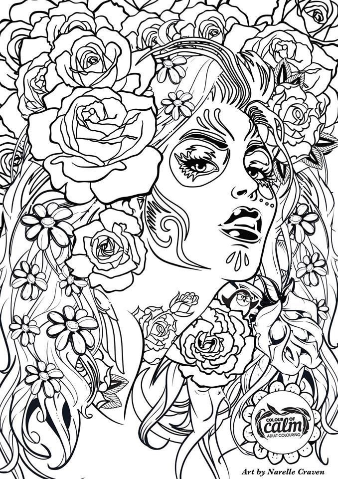 55 Coloring Posters For Adults 33