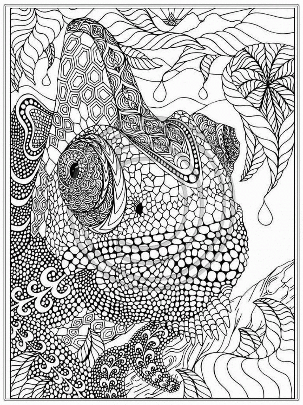 55 Coloring Posters For Adults 4
