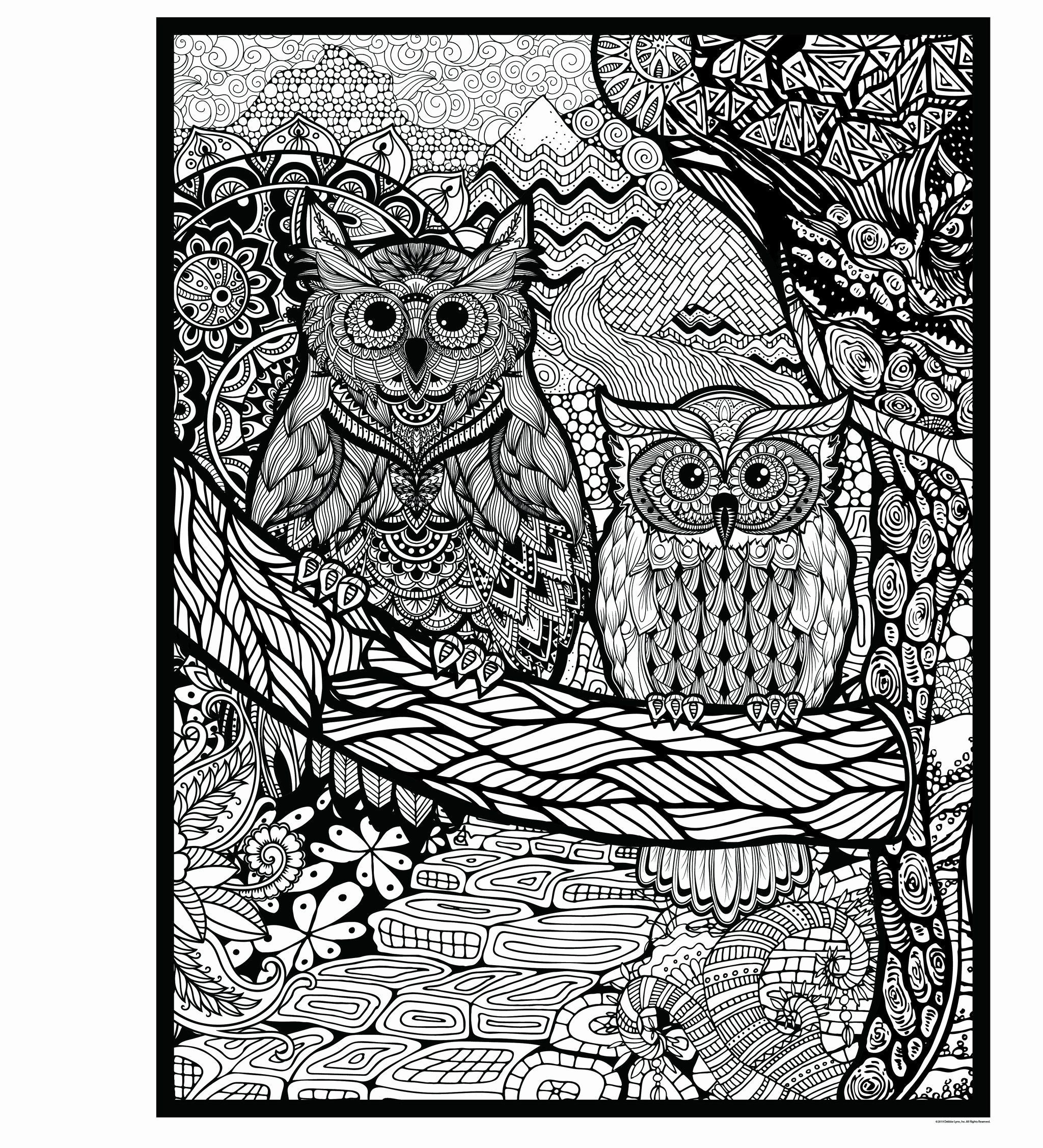 55 Coloring Posters For Adults 47