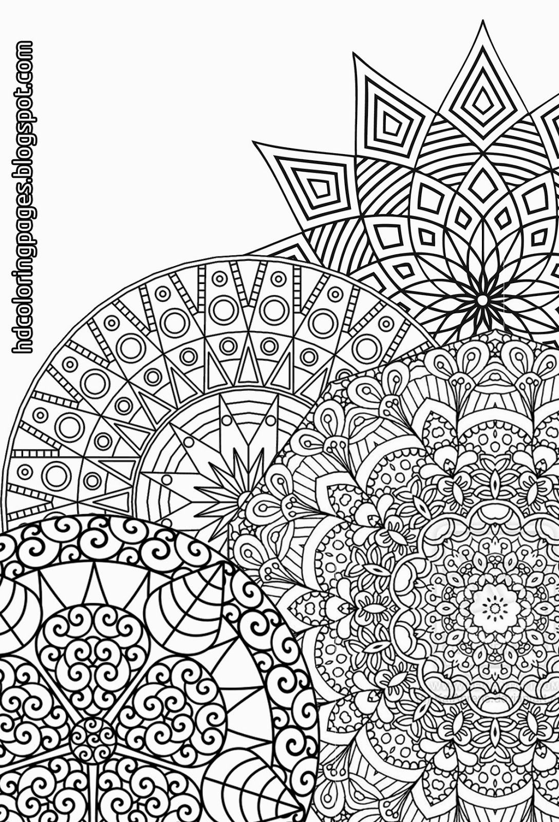 55 Coloring Posters For Adults 48