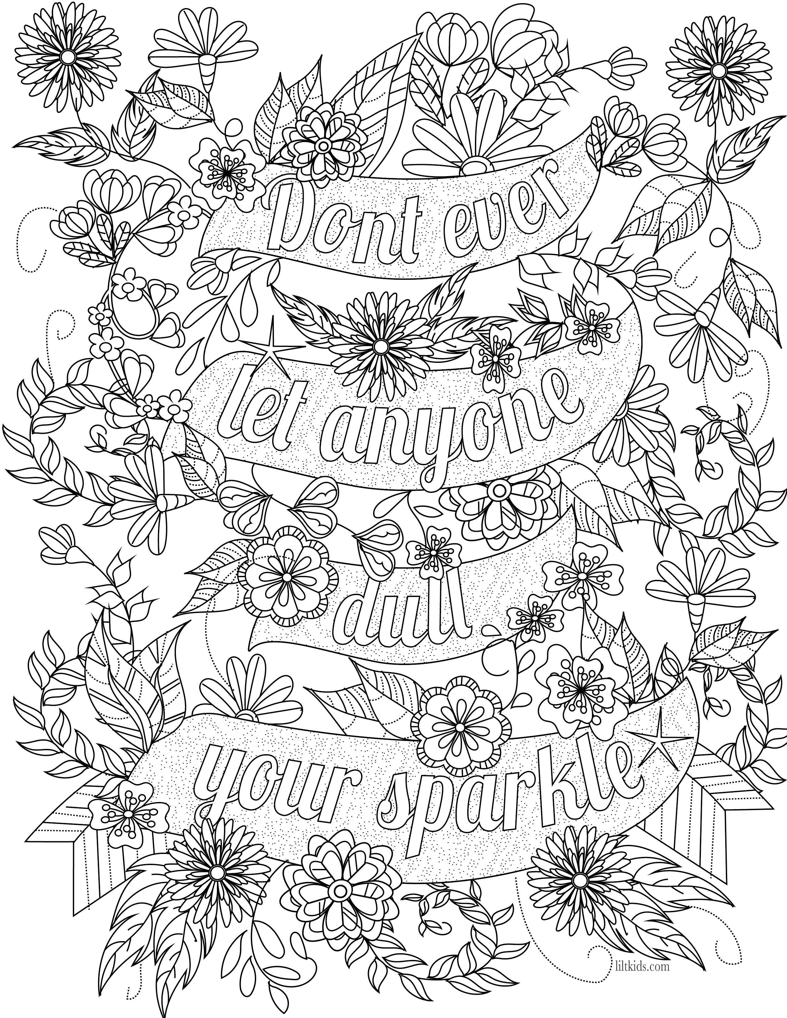 55 Coloring Posters For Adults 51