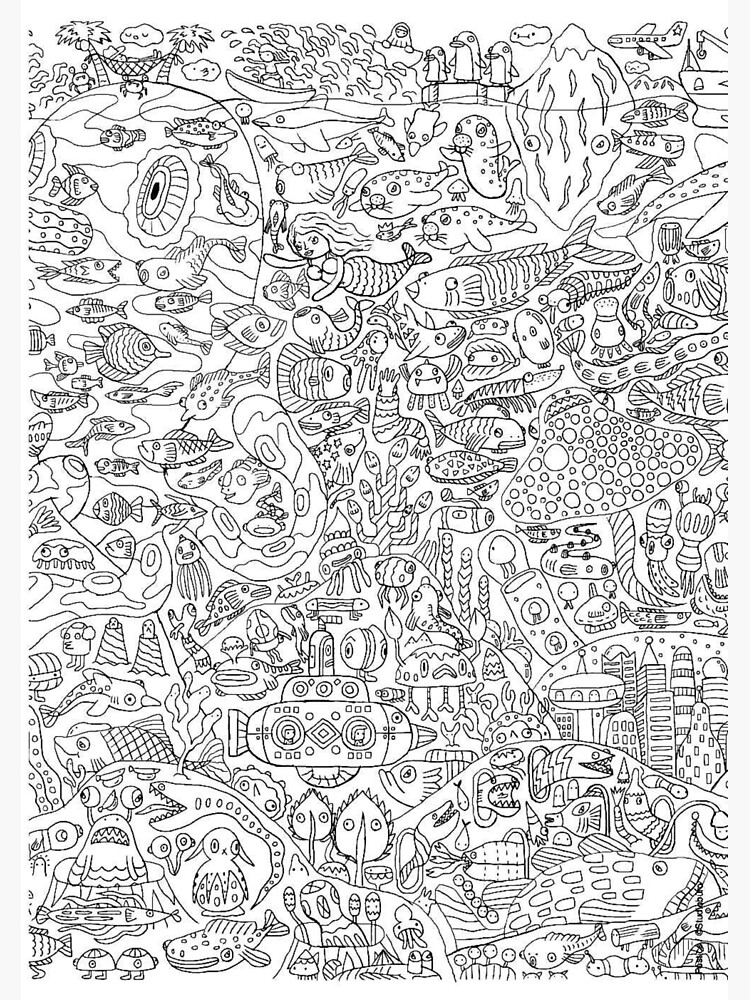 55 Coloring Posters For Adults 52