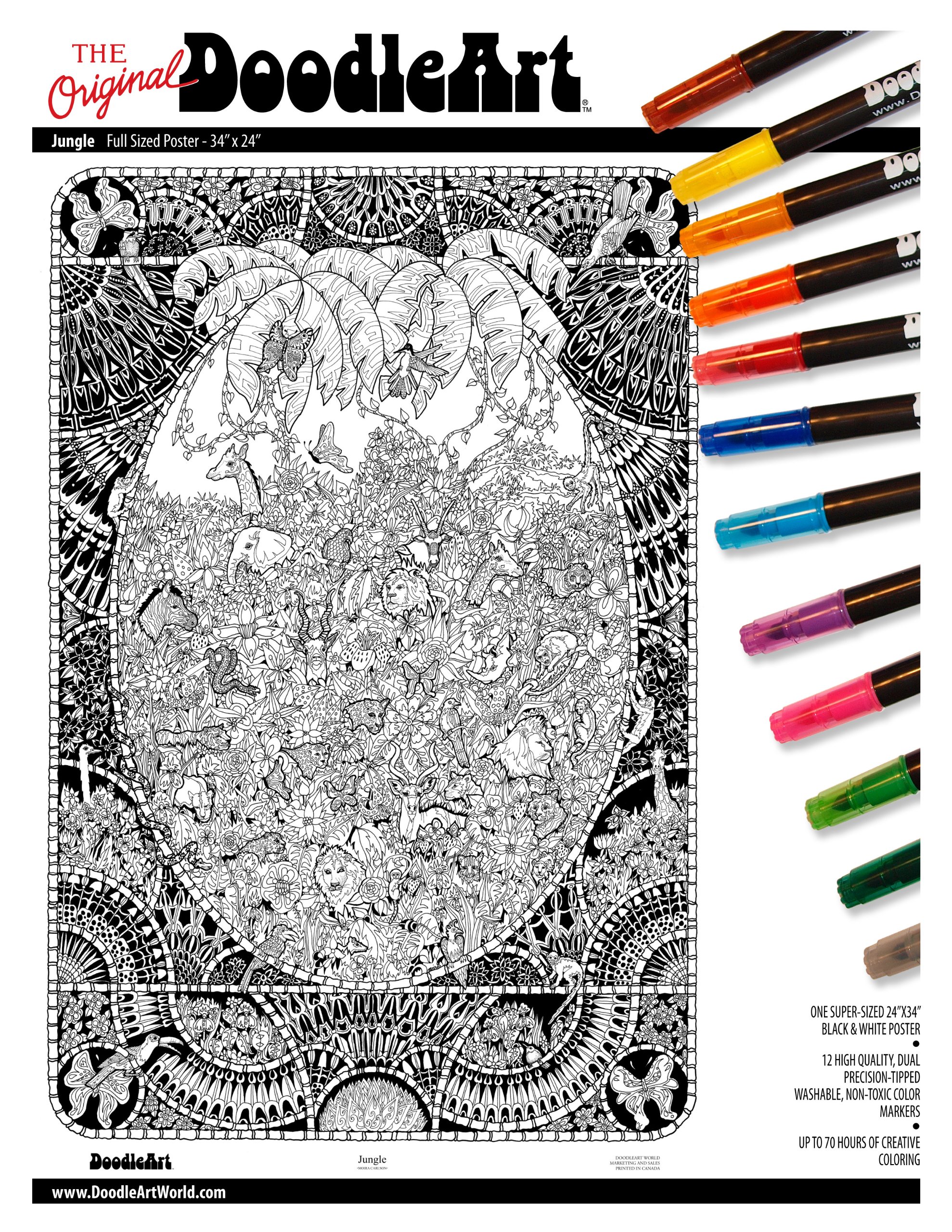 55 Coloring Posters For Adults 53