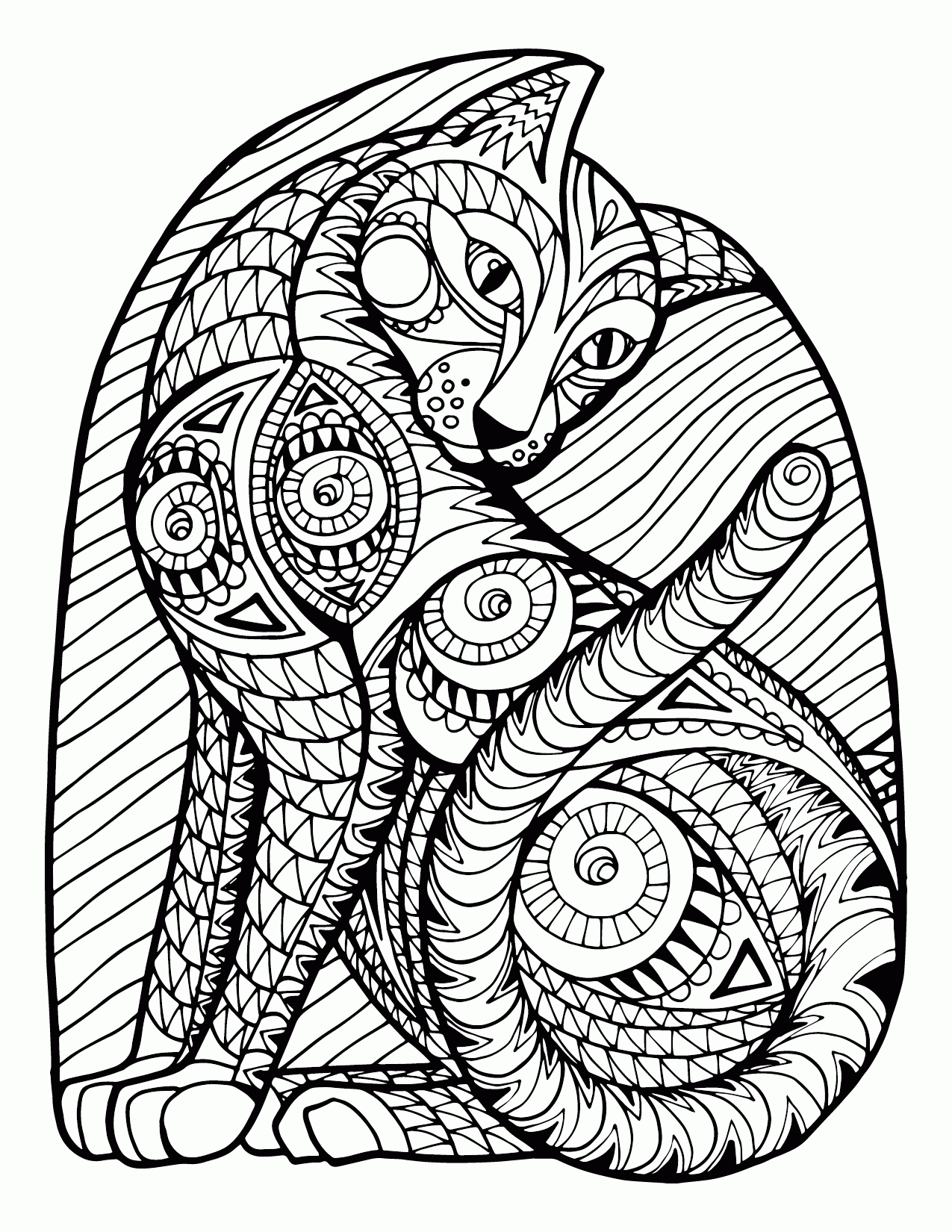 55 Coloring Posters For Adults 54