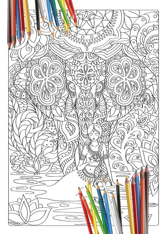 55 Coloring Posters For Adults 6