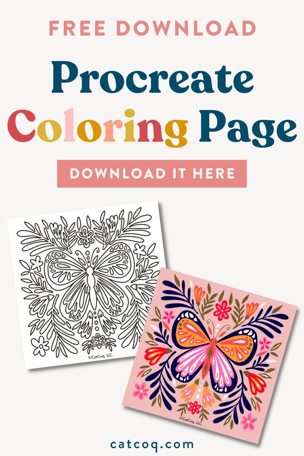 55 Free Procreate Colouring Pages 16