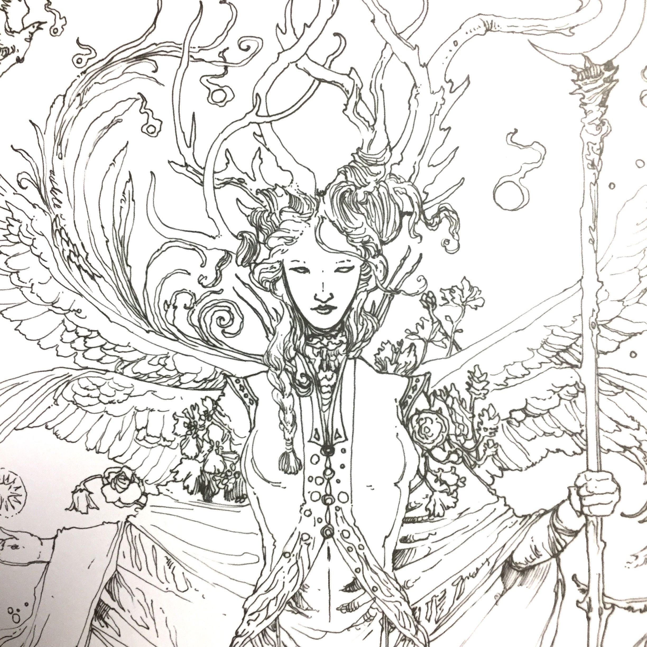 55 Free Procreate Colouring Pages 20