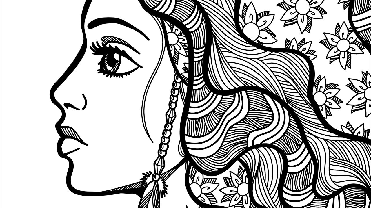 55 Free Procreate Colouring Pages 21
