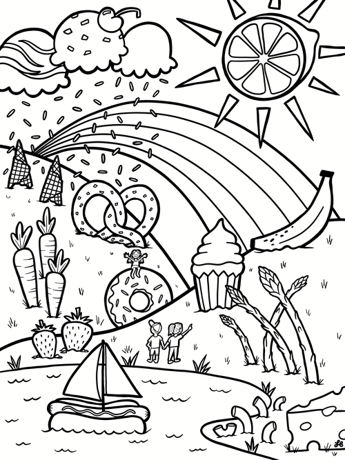 55 Free Procreate Colouring Pages 24