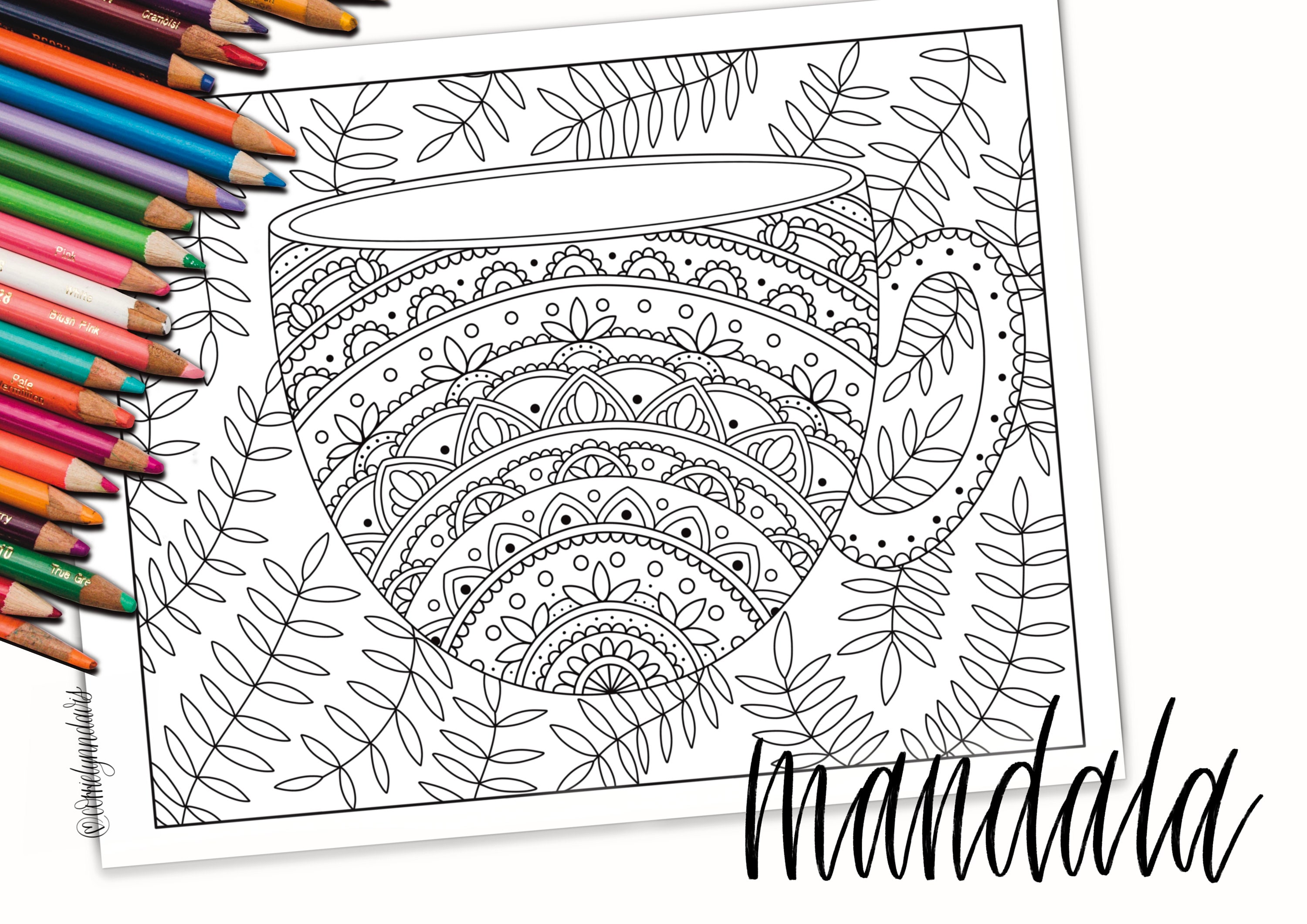 55 Free Procreate Colouring Pages 25