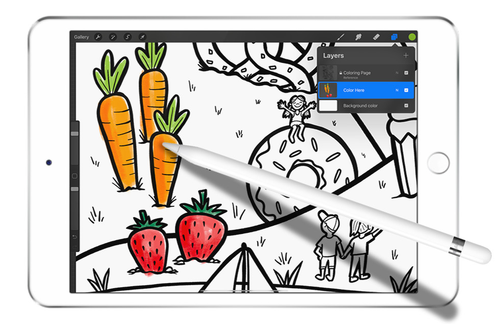 55 Free Procreate Colouring Pages 33