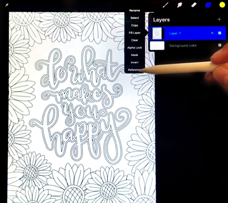 55 Free Procreate Colouring Pages 39