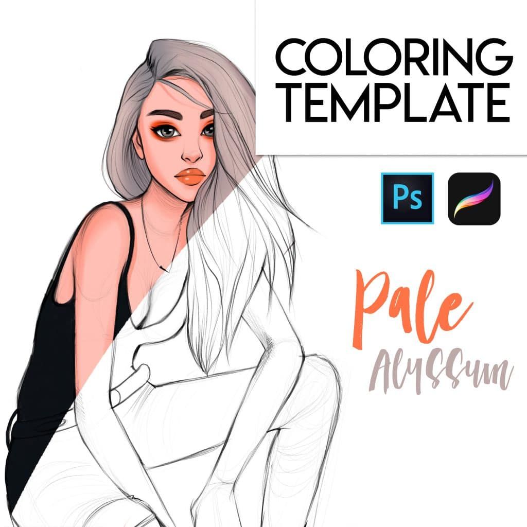 55 Free Procreate Colouring Pages 42