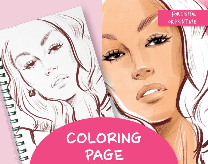 55 Free Procreate Colouring Pages 44