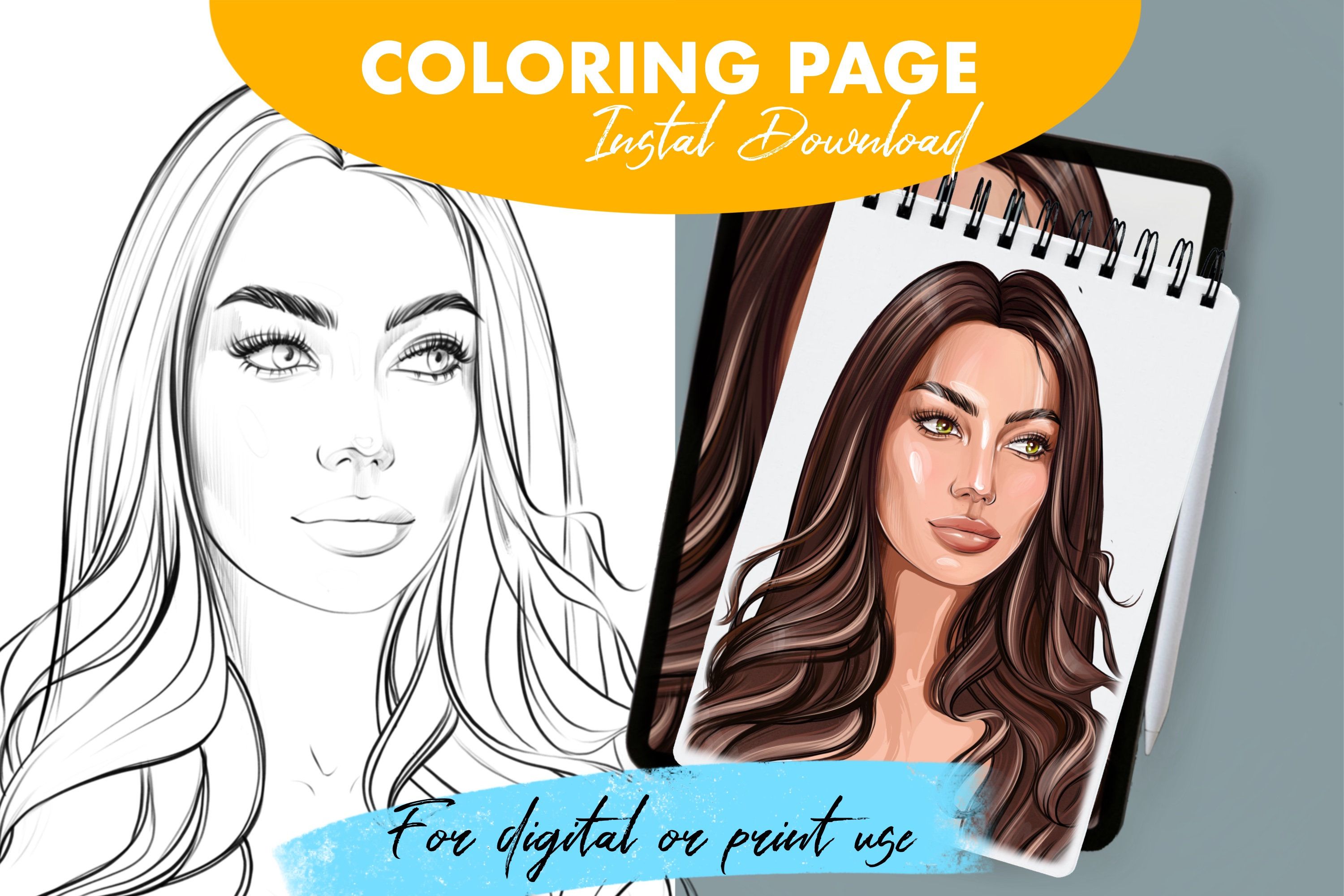 55 Free Procreate Colouring Pages 47
