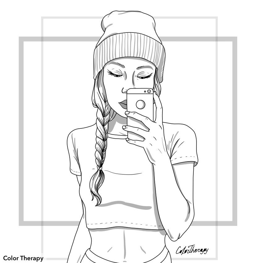 55 Free Procreate Colouring Pages 5