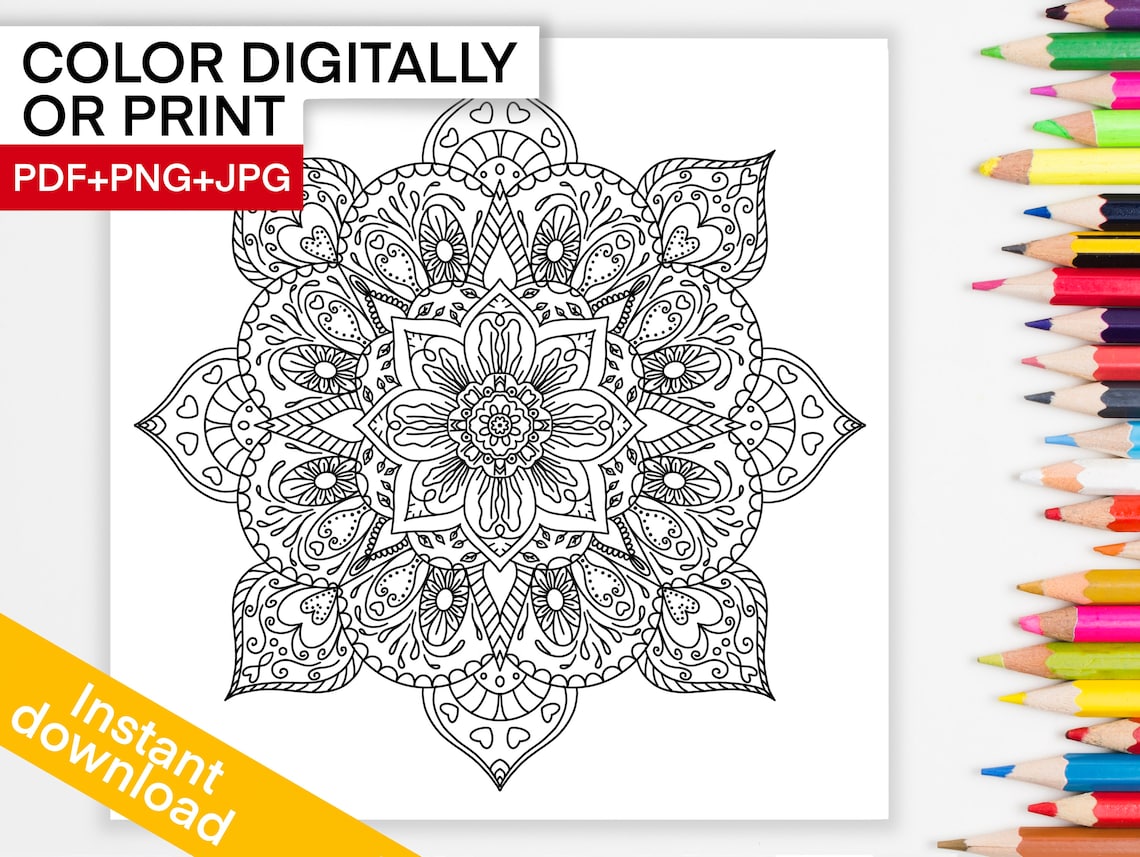 55 Free Procreate Colouring Pages 67