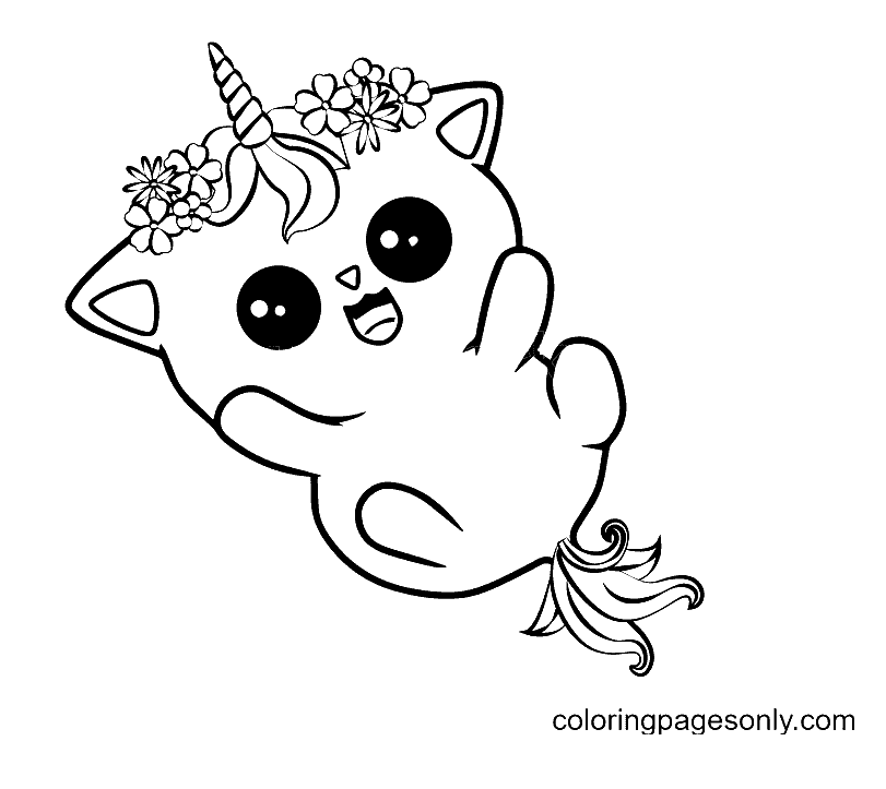55 Kitty Corn Coloring Pages 25